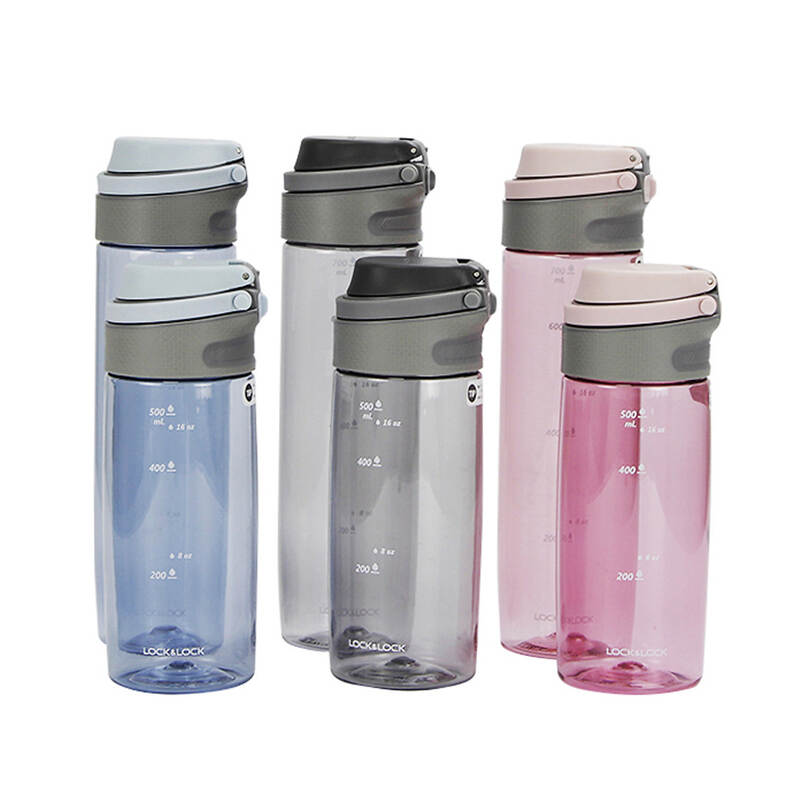 Bình Nước Bằng Nhựa Tritan One Touch Sport 550ml - Màu Xanh Dương - LocknLock - ABF762 image number null